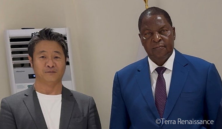 中央アフリカでの面談