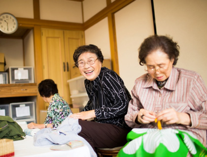 大槌復興刺し子プロジェクト（岩手）