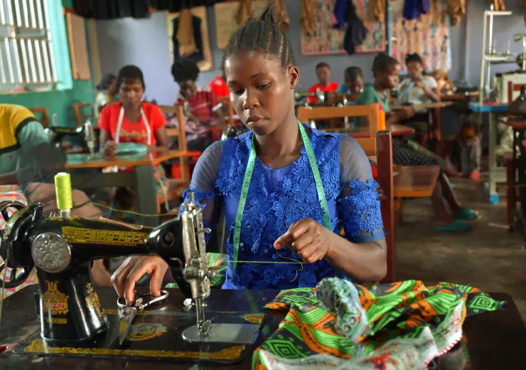 元子ども兵が社会復帰するための職業訓練