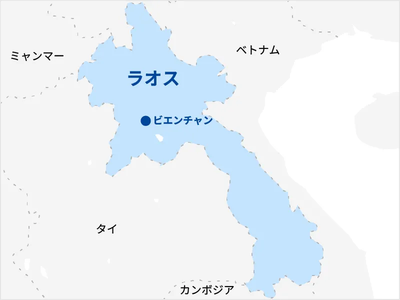 ラオスマップ