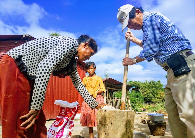 【カンボジア】最貧困層の自立生活のために揚水ポンプを支援