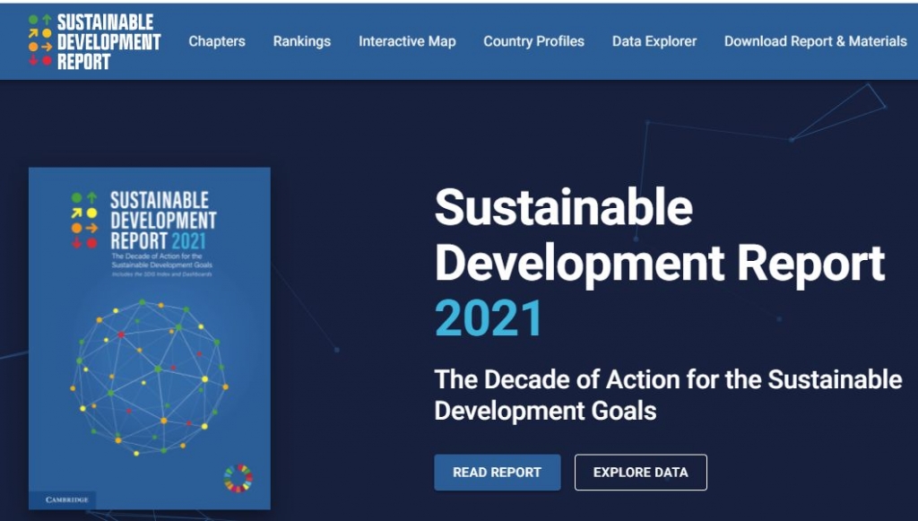 Sustainable Development Report 2021が発表されました! Sustainable Development Report 2021が発表されました!